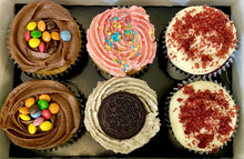 Selection of 6 Large Cupcakes